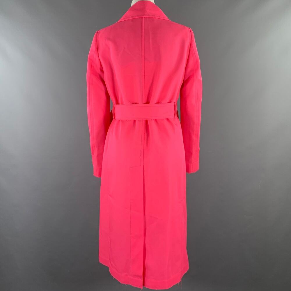 GOLDEN GOOSE Size S Pink Polyester Trench Coat - Picture 4 of 11